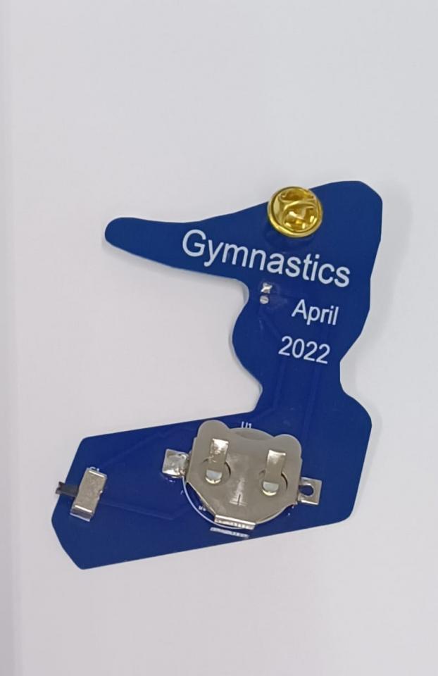 Gymnastic Badge NightFire Electronics LLC
